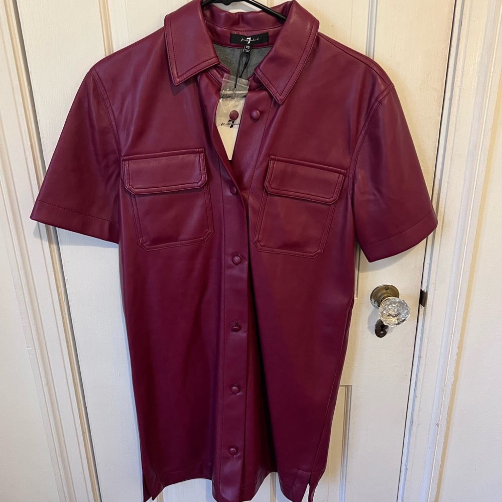 7 for All Man Kind leather dress!